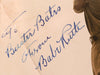 Babe Ruth signed photograph