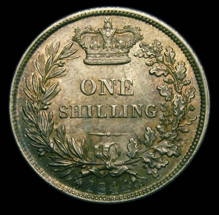 Shilling Victoria 1844