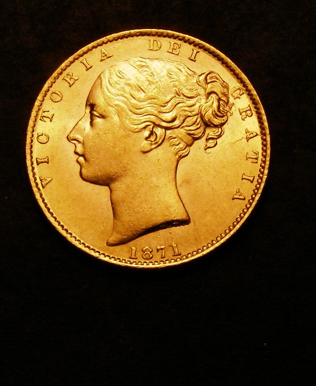 Gold Sovereign Victoria 1871