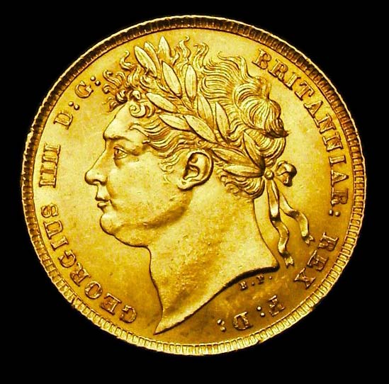 Gold Sovereign George IV 1822