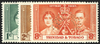 TRINIDAD & TOBAGO 1937 Coronation set of 3 Specimens, SG243s/5s