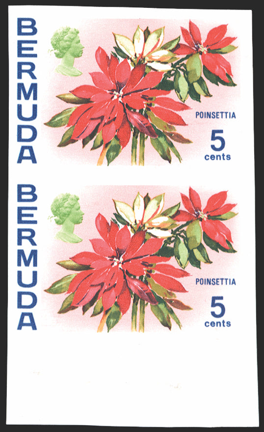 BERMUDA 1970-75 5c 'Poinsettia' error, SG253var