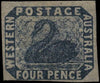 Australia 1855 4d slate-blue mint, SG3c