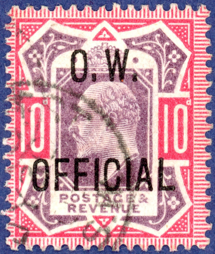 Great Britain 1902 10d dull purple & carmine (O.W. Official), SGO40
