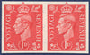 Great Britain 1941-42 pale scarlet (pale colours, watermark sideways) imprimaturs, SG486a var