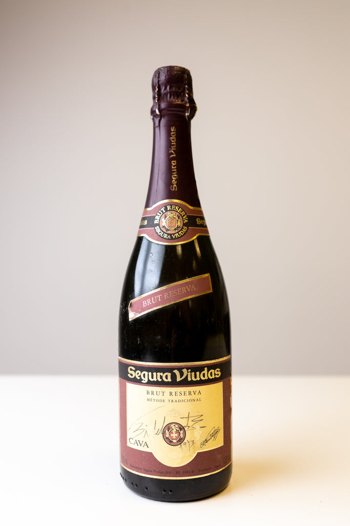 Fidel Castro signed and gifted bottle of sparkling wine