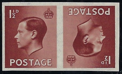 Great Britain 1936 1½d Red-brown, SG459var