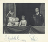Queen Elizabeth II & Prince Philip signed 1954 Christmas card