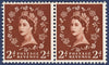 Great Britain 1958 2d red brown 'Dollis Hill Phosphor Trial', SG573var