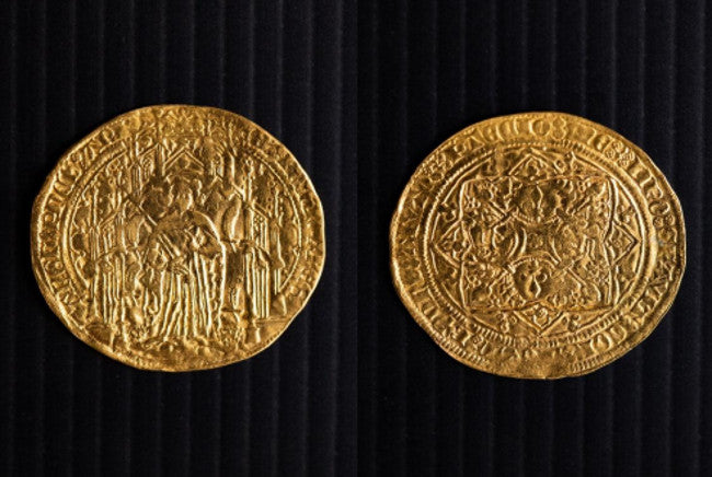 Anglo Gallic Edward Black Prince 1363-1372 Pavillion D'or