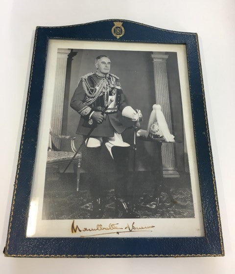 Lord Mounbatten signed photograph in frame
