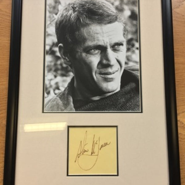 Steve McQueen autograph