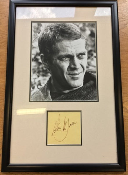 Steve McQueen autograph