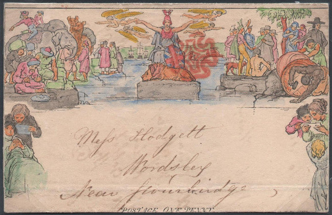 Great Britain 1840 1d Mulready lettersheet, SG ME1