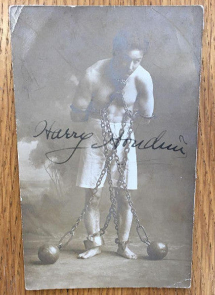 Harry Houdini signed photograph