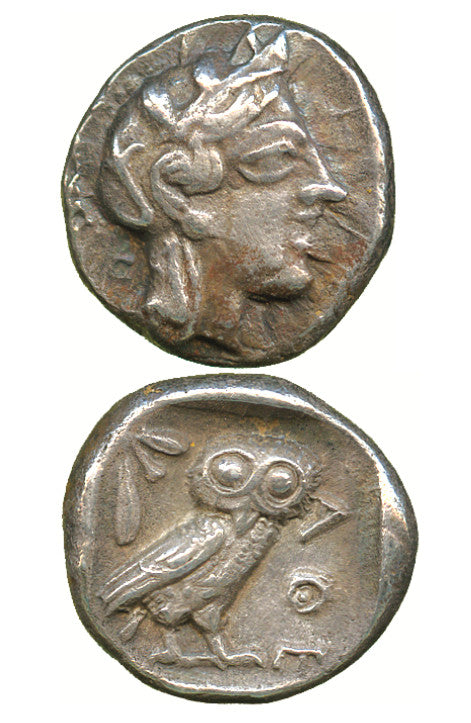 Attica Athens (c. 4654-404 B.C.) Silver Drachm
