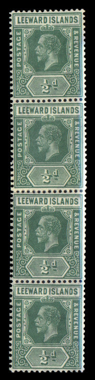 Leeward Islands 1921-32 ½d blue-green, SG82