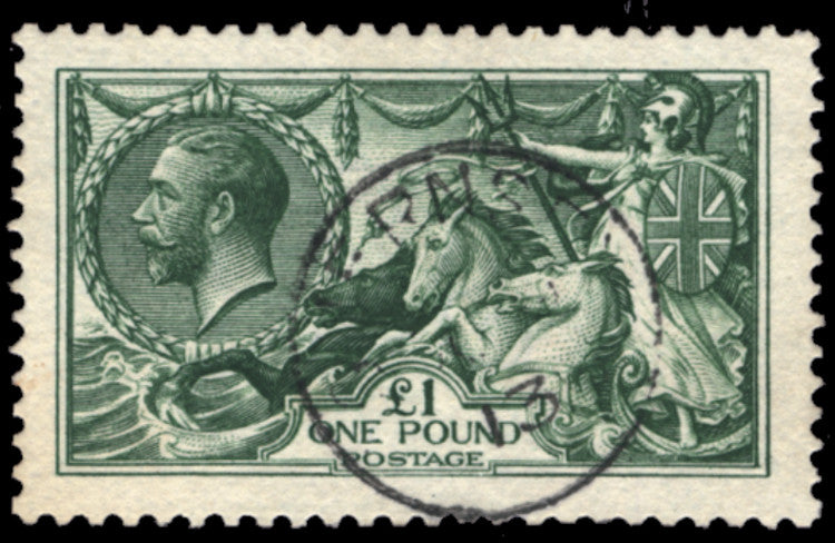 Great Britain 1913 King George V £1 Green, SG403