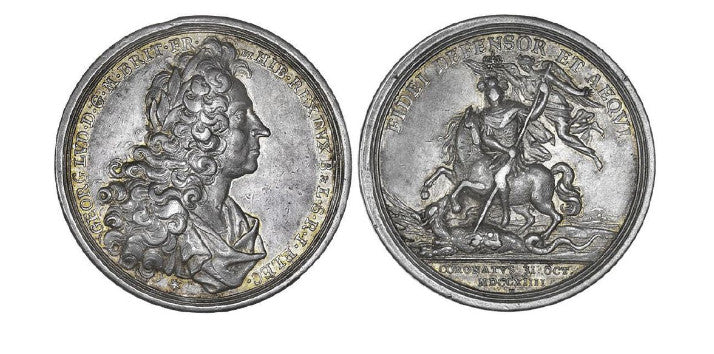 Great Britain Coronation of George 1714 Silver Medal