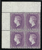 St. Vincent 1885-93 6d violet, watermark CA, peforations 14