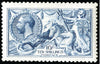 Great Britain 1915 King George V 10s pale blue "seahorse". SG413