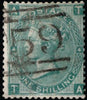 Great Britain 1865 1s green. SG101a