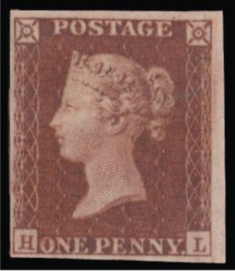 Great Britain 1841 1d red brown, plate 170 imprimatur. SG8