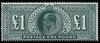 Great Britain 1911 King Edward VII £1 Deep green, SG320