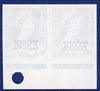 Great Britain 1s6d grey-blue (Wales no watermarked chalky paper) imprimaturs, SGW12var