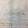 Charles II signed document