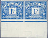 Great Britain 1915 1s bright blue "Postage due" (Somerset House printing) imprimaturs, SGD8var