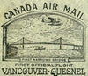 Canada 1938: Airmail first flights Canada/Belgium SG371
