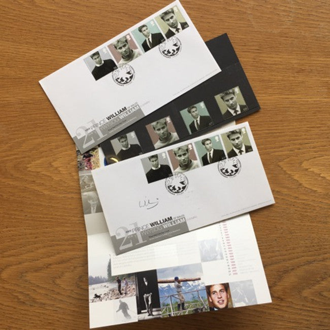 Prince William signed 2003 first day cover