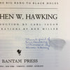 Stephen Hawking thumbprint signed 