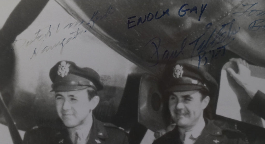 Enola Gay autographs
