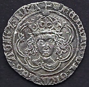 Henry VI AR Groat 1445-54 London. Good very fine