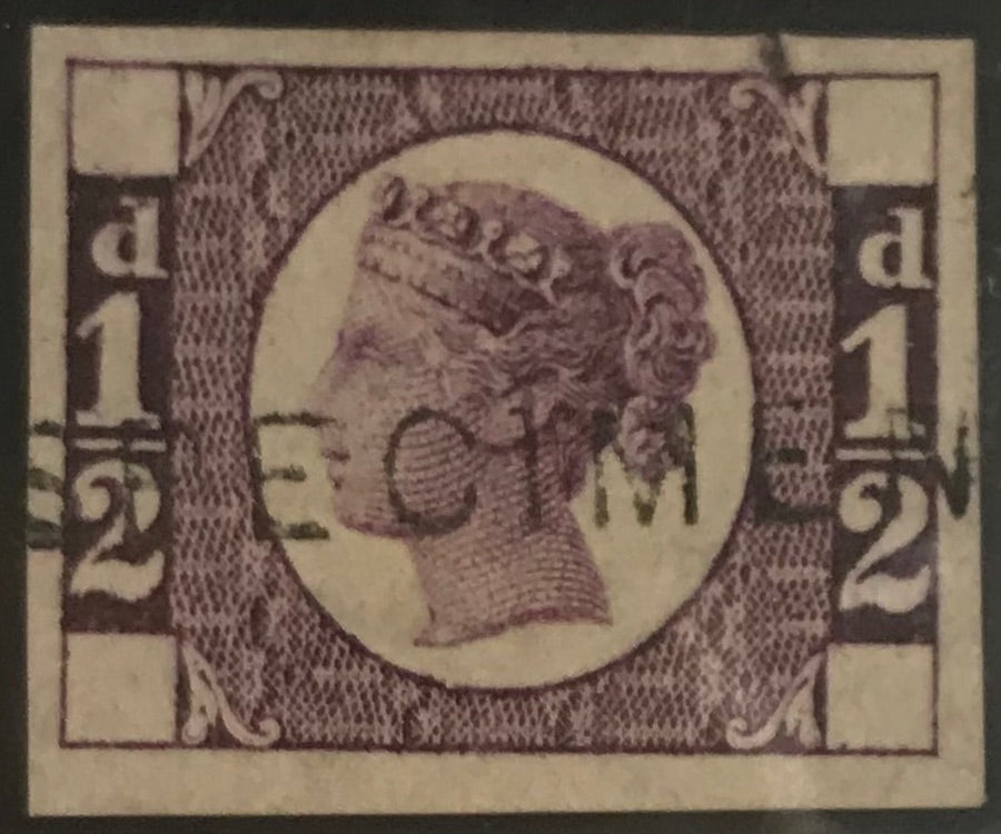 Great Britain 1878 ½d die proof for lighter and more fugitive colours, SGDP67