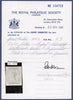 Great Britain 1883 2s6d Lilac (Blued paper) Plate 2 imprimatur, SG175var
