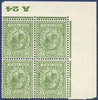 Great Britain 1924 9d pale olive green (Watermark Inverted), SG427wi