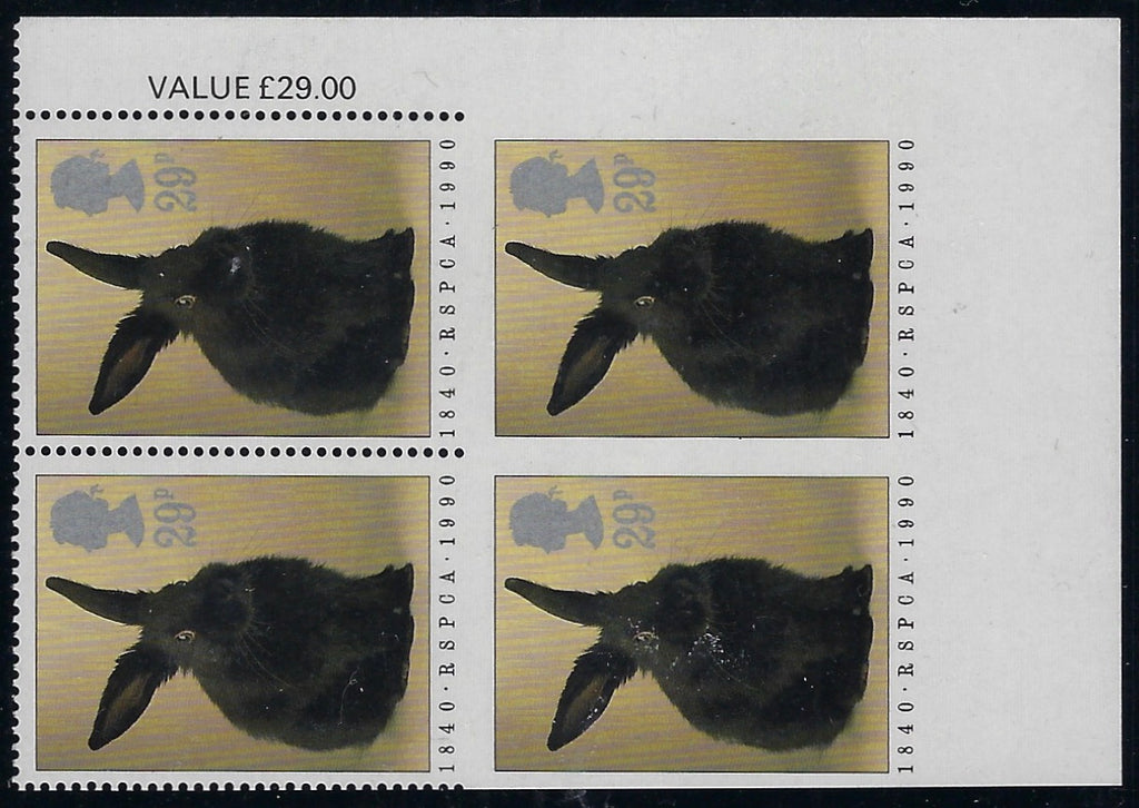 Great Britain 1990 20p 150th Anniversary of the RSPCA. SG1480a