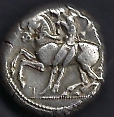 Kaldenderis AR Stater c420bc. Very fine.