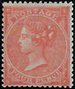 Great Britain 1862 4d Bright red plate 3, SG79