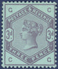 Great Britain 1883 3d colour trial, SG191var