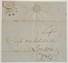 Great Britain 1839 Jersey Uniform Four Penny Post Cover