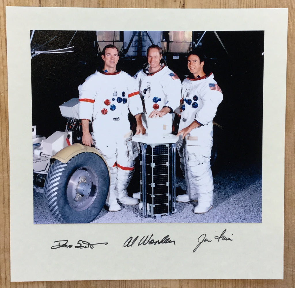 Apollo 15 crew signed photo