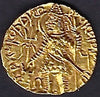 Kushan. Kanishka III A Dinar c267-270. Excellent fine