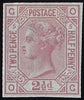 Great Britain 1875 2½d rosy mauve Plate 5 imprimatur, SG138var