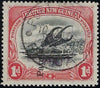 Papua 1907 1d black and carmine error, SG39a