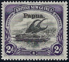 Papua 1907 2d black and violet. SG40a
