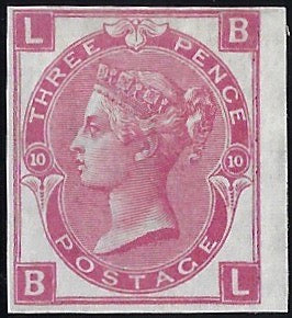 Great Britain 1873 3d rose imprimatur plate 10, SG103var